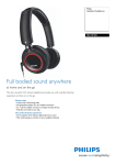 Philips Headband headphones SBCHP400