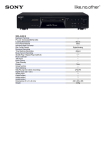 Sony MiniDisc Player MDS-JE480 B