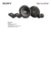 Sony 16.5 cm 2-way Separate Custom Fit Speaker