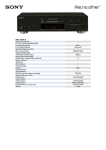 Sony MiniDisc Recorder MDS-JB980 B