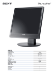 Sony LCD flat panel SDM-X75K B