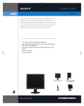 Sony 17" Silver Flat Panel LCD