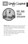JBL SCS™ SERIES ESC 360 – Center Channels