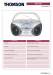 Thomson TM9158 Radio cassette CD