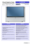 Thomson 61" Thin-DLP Projective TV