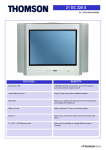 Thomson 21DC220S 21" X-Flat Virtual Dolby