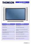 Thomson 42" Plasma TV