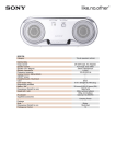 Sony Travel speakers SRS-T80