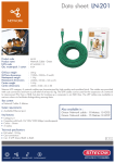 Sitecom Network Cable 3m Green