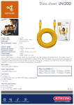 Sitecom Network Cable 3m Yellow