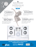 Altec Lansing inMotion™ portable audio system