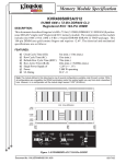 Kingston Technology ValueRAM 512MB 400MHz DDR ECC Registered CL3 (3-3-3) DIMM Single Rank, x8