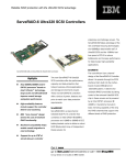 IBM ServeRAID-6M Ultra320 SCSI Controller 128MB