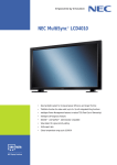 NEC MultiSync® LCD4010