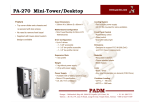 PADM PA-270 Mini-Tower/Desktop