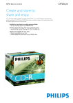 Philips 700MB / 80min 52x LS CD-R