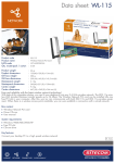 Sitecom Wireless Network PCI Card 54g