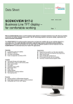 Fujitsu SCENICVIEW Series B17-2 17" TFT TCO99 analog