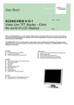 Fujitsu SCENICVIEW Series A15-1 15" TFT TCO03 analog