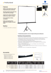 Projecta Professional 200x200 cm Matte White S 1:1