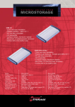 MicroStorage External USB 2.0 and FireWire with 2,5" harddrive. 20GB