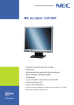 NEC AccuSync LCD72XM Black