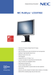 NEC MultiSync® LCD1970GX Black