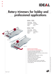 Ideal Rotary trimmer 1031