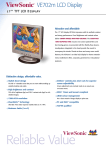 Viewsonic 17&rdquo; LCD display VE702m