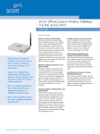 3com OfficeConnect® Wireless 108Mbps 11g PoE Access Point