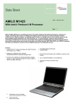 Fujitsu AMILO M widescreen M1425 with Intel Pentium M Processor