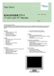 Fujitsu SCALEOVIEW Series FSC T17-1