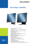 NEC MultiSync LCD1980SX (Black)