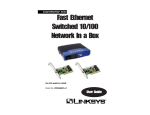 Linksys EtherFast Switched 10 100 Network in Box