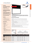 Projecta Cinema Electrol 102x180 Matte White S