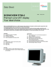 Fujitsu Monitor CRT 17i SCENICVIEW P796-2