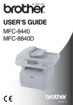 Brother MFC-8840D 5-in-1 Monochrome Laser Multi-Function Center plus duplex unit