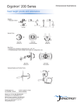 Ergotron 200 Series adjustable wall mount system, black