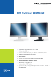 NEC LCD2060NX 20.1" TFT.255 92kHz TCO03