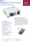 Viewsonic PJ250 data projector