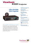 Viewsonic PROJECTOR PJ 551