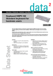 Fujitsu Siemens KBPC SX B - Keyboard