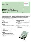 Fujitsu KBPC NX D NUM-BLOCK