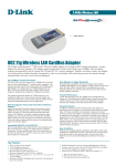 D-Link NIC ENet 54Mpbs Wless PCCard 32bit