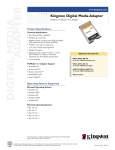 Kingston Technology PC Card Type II SD, MMC, SM, MS Reader