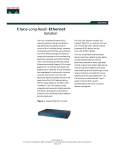 Cisco Long-Reach Ethernet Solution