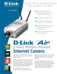 D-Link Camera F+ENet 11Mpbs IP Wless LAN