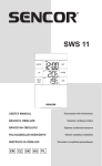 Sencor SWS 11 weather station