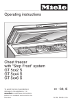 Miele GT5284 S freezer