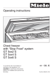 Miele GT5242 S freezer